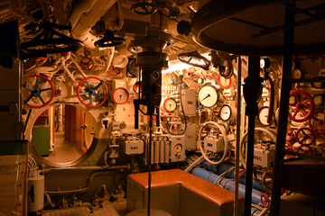 U-995 control room