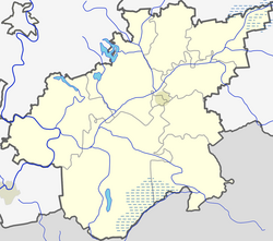 Kaniavėlė is located in Varėna District Municipality