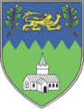 St. Kevin's Church on the coat of arms of County Wicklow