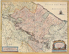The Duchy of Urbino in the 17th century