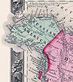 Image 101860 map of Russian America (from History of Alaska)