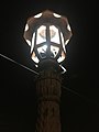 A lamp in jama Masjid for lighting.