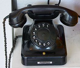 Olivetti telephone from the 1940s