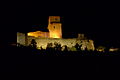 The fortress, at night