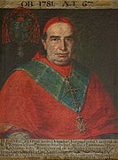 Portrait of Francisco Javier Delgado Venegas, archbishop of Seville, who (re)built the Church of Santa María de las Nieves in 1777