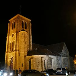 The church in Celles-sur-Ource