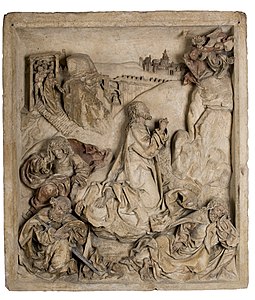Christ in the Garden of Gethsemane, bas-relief by Veit Stoss, ca. 1485