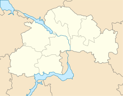 Bozhedarivka is located in Dnipropetrovsk Oblast