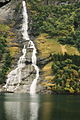 Der trunkene Wasserfall im Geirangerfjord (Norway)