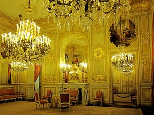 Salon of the Hôtel de Lassay, now residence of President of the National Assembly