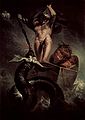 Henry Fuseli's Thor battering the Midgard Serpent, was his Diploma Work for the Royal Academy, accepted 1790.[8]