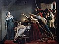 Jean-Joseph Weerts: Marat ermordet! 13. Juli 1793, acht Uhr abends (1880)