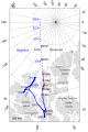 Image 33The movement of Earth's North Magnetic Pole across the Canadian arctic (from Earth's magnetic field)