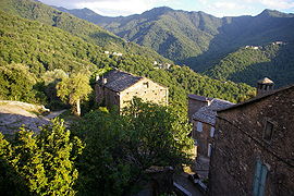 A view within the village of Monacia-d'Orezza