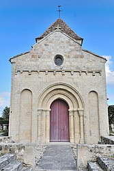 The church in Montpeyroux