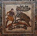 Boar hunting (mid-4th century, Merida)