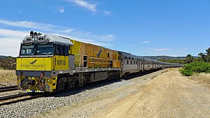 NR18 pulling the Indian Pacific