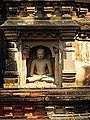 Stucco Buddha image at Nalanda, Stupa of Sariputta
