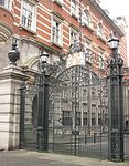 Gates and Piers Between Norman Shaw North and South Buildings, Former New Scotland Yard