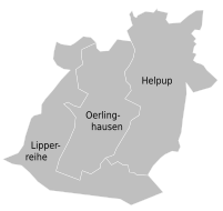 Ortsteile von Oerlinghausen