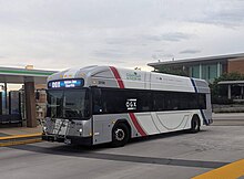 An OGX bus at Weber State Central, September 2023