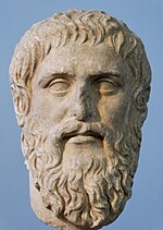 Head bust of Plato