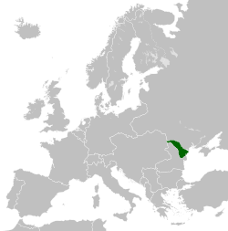 Territory claimed by the Moldavian Democratic Republic