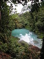 Image 45The Rio Celeste (sky blue river) at Tenorio Volcano National Park in Costa Rica. (from Water resources management in Costa Rica)
