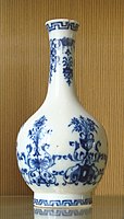Rouen soft-paste porcelain bottle