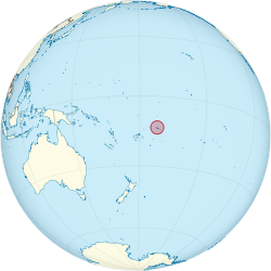Location of Naval Base Samoa in Samoa ,  United States Navy 1940 to 1951