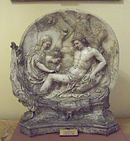 A rare sculpture, alabaster, 1763, Real Academia de Bellas Artes de San Fernando, Madrid