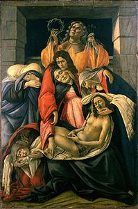 Sandro Botticelli, Lamentation over the Dead Christ