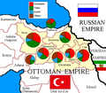 Ethnic map of Six vilayets according to presented data.