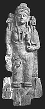 244 CE Kanishka II: Statue of Hariti from Gandhara, "Year 399" of the Yavana era (244 CE).[64]