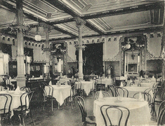 Speisesaal um 1900