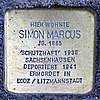Stolperstein Fellnerstraße 5-7 Simon Marcus