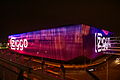 Die Fassade des Ziggo Dome wird von LEDs erleuchtet