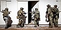 3rd Battalion, 3rd SFG (A) operators armed with URG-I variant M4A1 carbines having SOPMOD items conducted joint training with members of BORTAC (Border Patrol Tactical Unit) at Davis-Monthan AFB, Arizona in 2020.