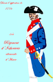 Uniform von 1776 bis 1791