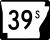 Highway 39S marker