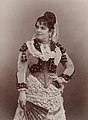Image 14 Célestine Galli-Marié Photograph credit: Nadar; restored by Adam Cuerden Célestine Galli-Marié (1837–1905) was a French mezzo-soprano who is most famous for creating the title role in the opera Carmen by Georges Bizet. It was said that, during the opera's 33rd performance on 2 June 1875, Galli-Marié had a premonition of Bizet's death while singing in the third act, and fainted when she left the stage; the composer in fact died that night and the next performance was cancelled due to her indisposition. This photograph by Nadar depicts Galli-Marié as the titular character in Carmen. More selected portraits