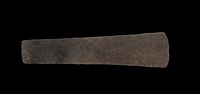 Polished stone ax, India, 2800 BCE-