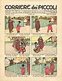 Image 51The cover of the Corriere dei Piccoli on 11 July 1911 carries a cartoon strip in the Italian style without speech bubbles. (from Culture of Italy)