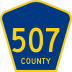 County Route 507 marker