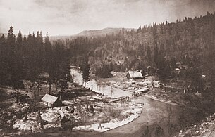 Crane Valley prior to the construction of the dam in 1901.
