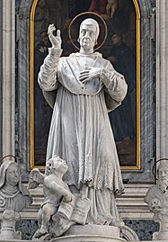 Statue of Saint Lawrence Justinian in the Cathedral of Padua