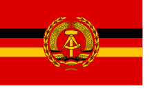 Dienstflagge für Kampfschiffe und -boote der Volksmarine