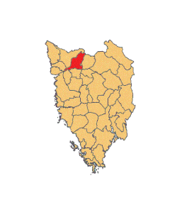 Location of Grožnjan municipality in Istria