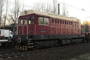 Lokomotive 107 018 der Deutschen Reichsbahn
