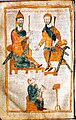 Charlemagne and Pepin of Italy, 10th century